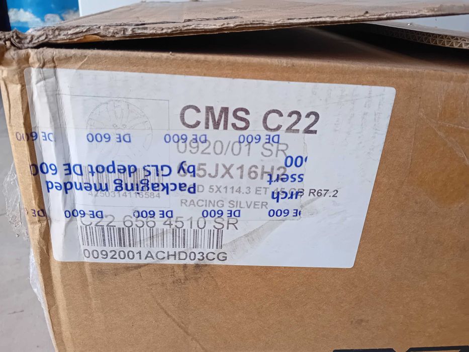 Alufelga 16'' 5x114,3 NOWA pojedyncza CMS C22 F-VAT
