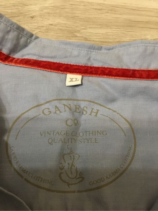 Мужская тенниска Ganesh. 100% льон. XL. Оригинал.