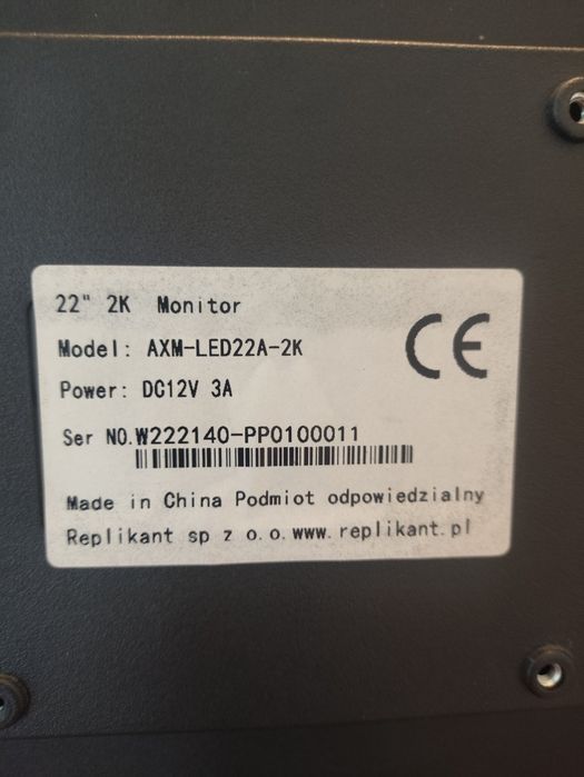 Monitor 22" axm-led22a-2k