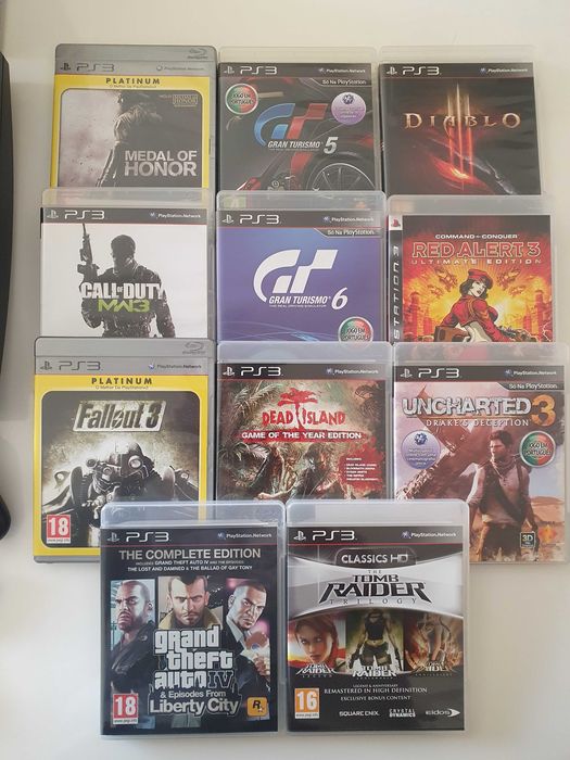 Sony Playstation 3 Slim 320 GB c/ 11 jogos