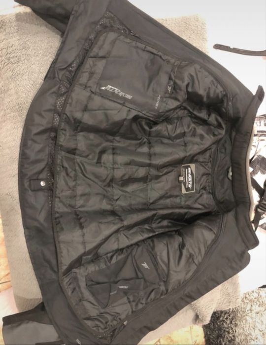 Casaca Motard preto e cinza