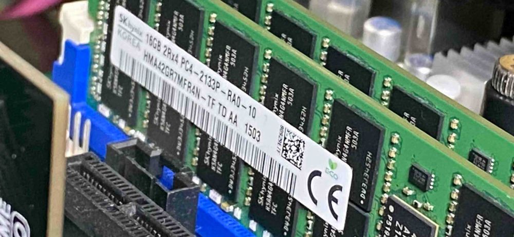 3 X SK Hynix 16GB DDR4 ECC Registered Server RAM - PC4-2133P (HMA42GR Tested E - Foto 5