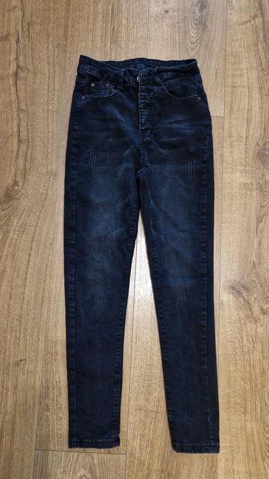 Jeansy damskie xs 34 rurki skinny push up