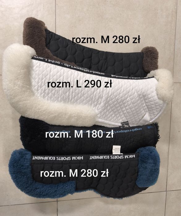 Podkładka pod siodło futro medyczne, owcze, HKM Mattes