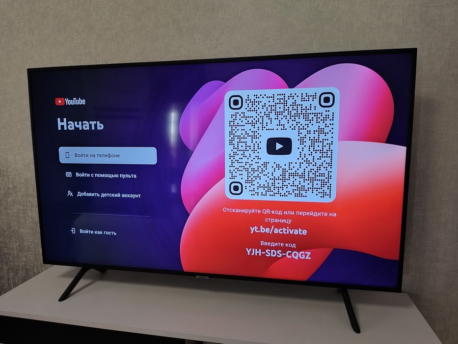 Телевизор Samsung 55", Wi-Fi, SMART-TV