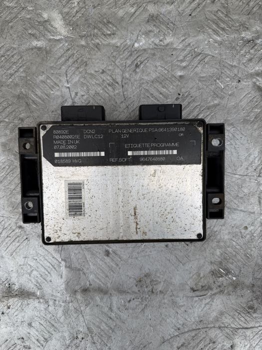 Компьютер двигателя peugeot citroen 1.9d lucas 9647640880