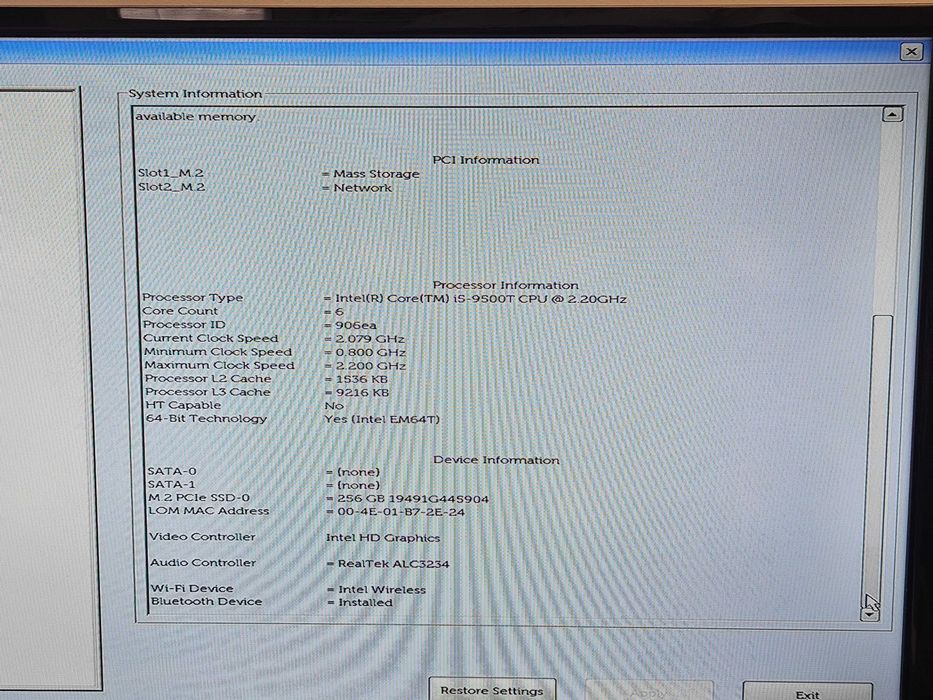 Dell OptiPlex 3070 micro Core i5 2,3 ГГц - SSD 256 ГБ RAM 8 ГБ