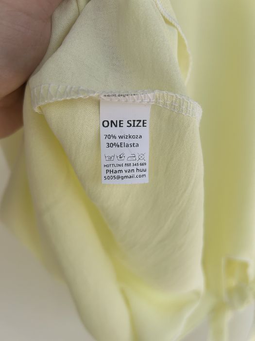 Żółty komplet 3XL