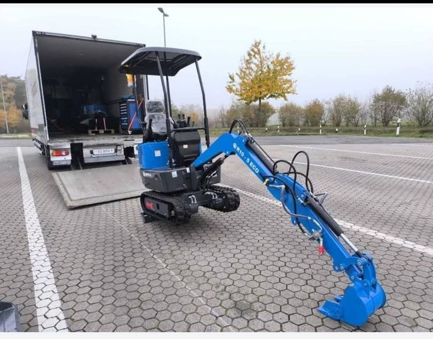 Mini escavadora minigiratória R10 1T