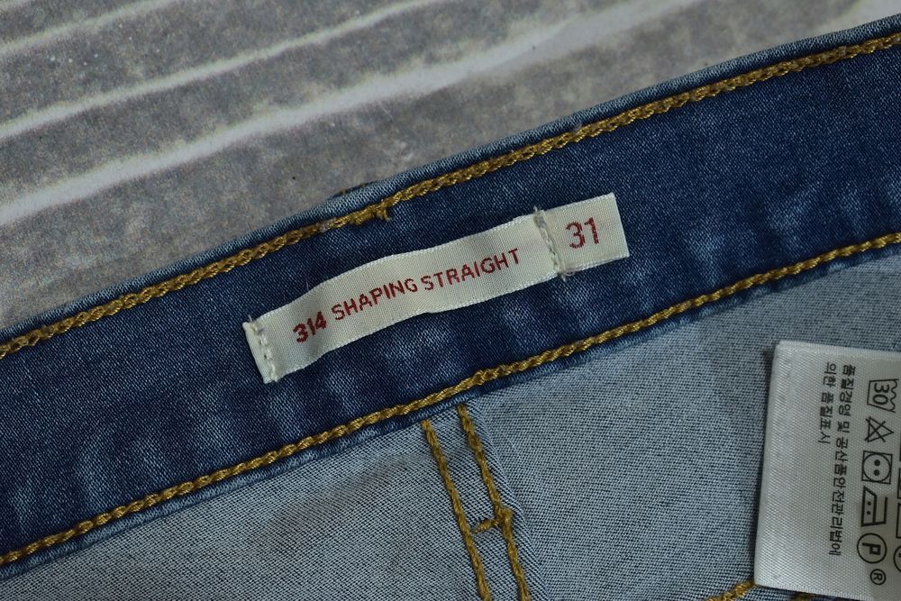 Levis 314 Shaping Straight Dżinsy Damskie Spodnie 31