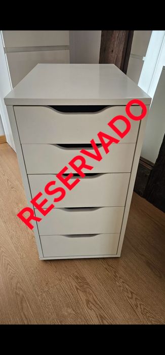 Bloco de gavetas Ikea ALEX