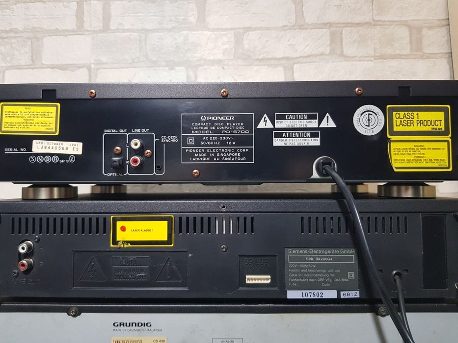 Розпродаж!CD програвач Siemens/Grundig/Kenwood/Pioneer б/у з Німеччин