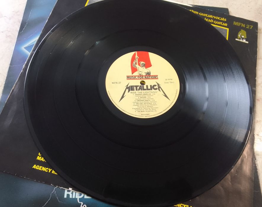 Metallica Ride a lightning disco de vinil lp