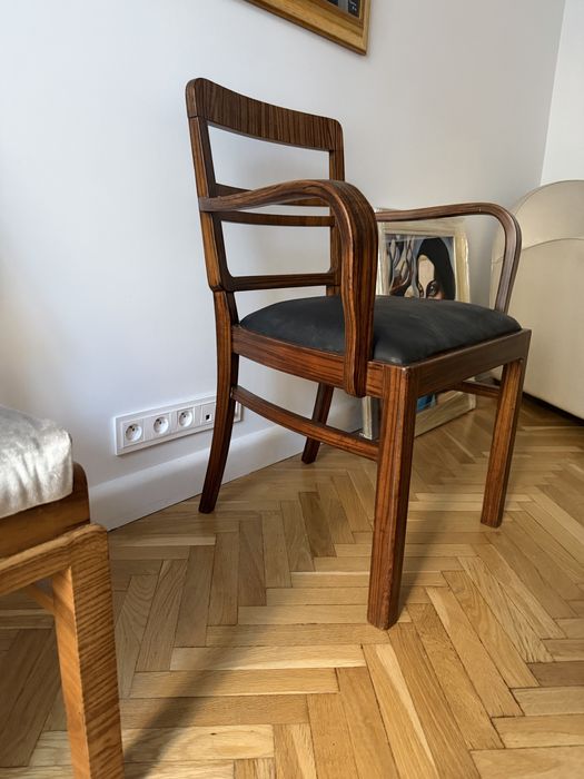 Fotel art deco po renowacji