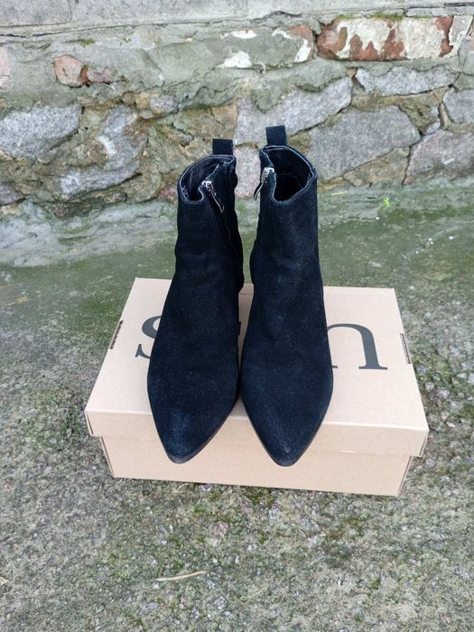 Черевики, замша, стильні