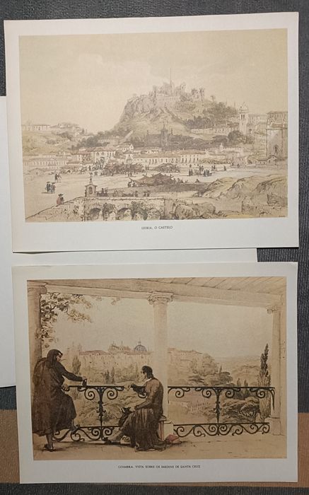 Seis Gravuras sobre Motivos Portugueses de pintor inglês do século XIX