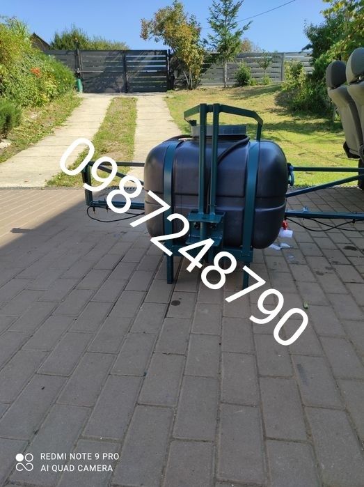 Оприскувач Опрыскиватель навісний для трактора мінітрактора 5-10 м.