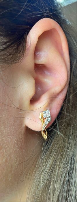 Серьги золотые 585