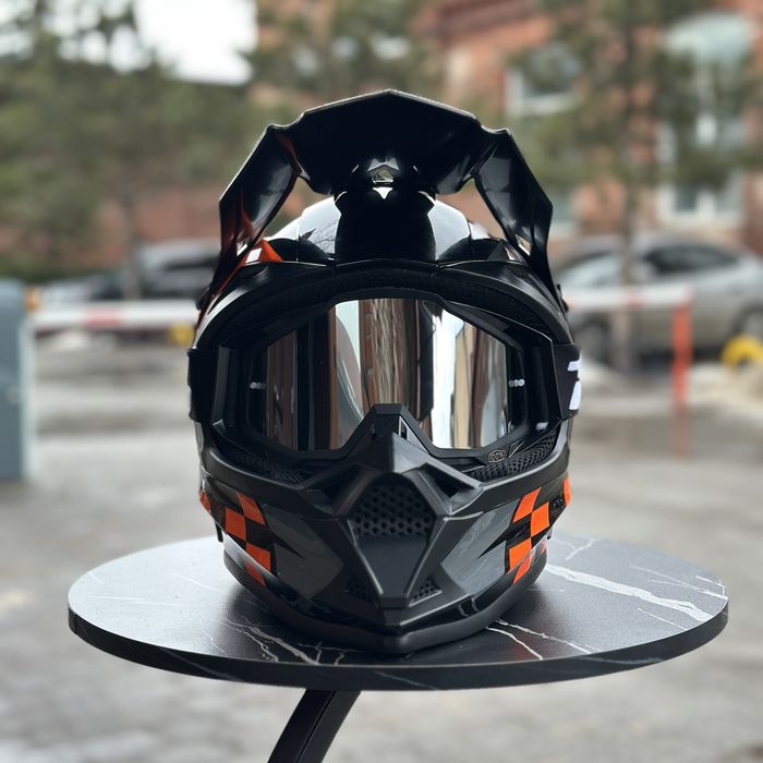 + Подарунок! Ендуро Шолом EDX / мотошолом / мотошлем кроссовый