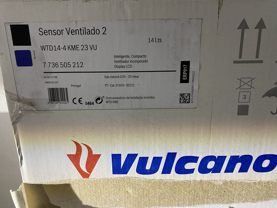 Esquentador Vulcano novo