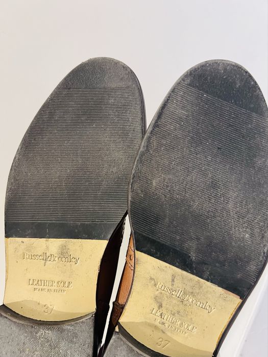 Russell & Bromley – BOND Low Ankle Chelsea Botki- brązowe- r. 37/UK 4