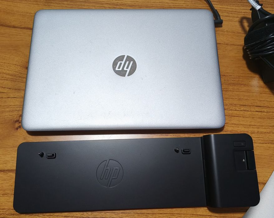 Notebook HP i5 256GB SSD e 8GB RAM com carregador e docking station HP Original