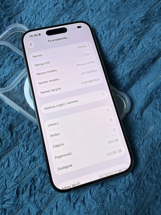 iPhone 15 Pro 256 GB bateria 100%