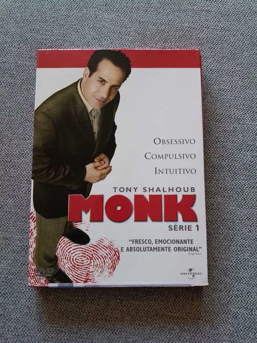 DVD série televisiva "MONK" temporada 1