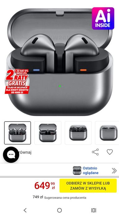 Słuchawki Samsung Buds Pro 3