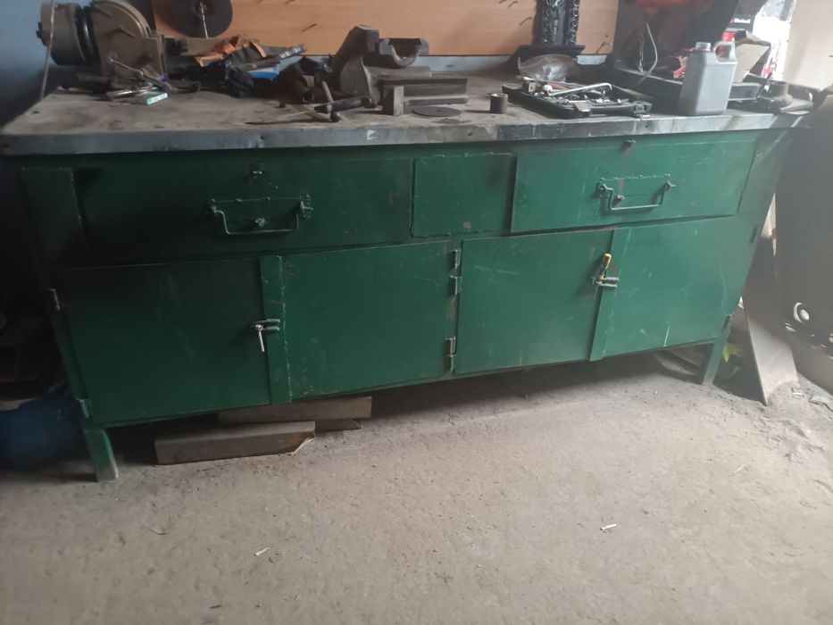 Stół warsztaty, ślusarski, falbanek