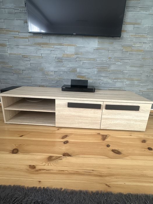 Szafka RTV Norton 160 cm – Agata Meble – Dąb Sonoma