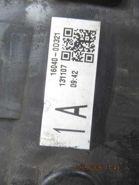 Komplet Chłodnic Wentylator TOYOTA Auris II E18 1.33 2012-2018R 16040-0D321