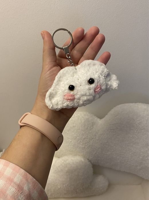 Brelok "Chmura" handmade