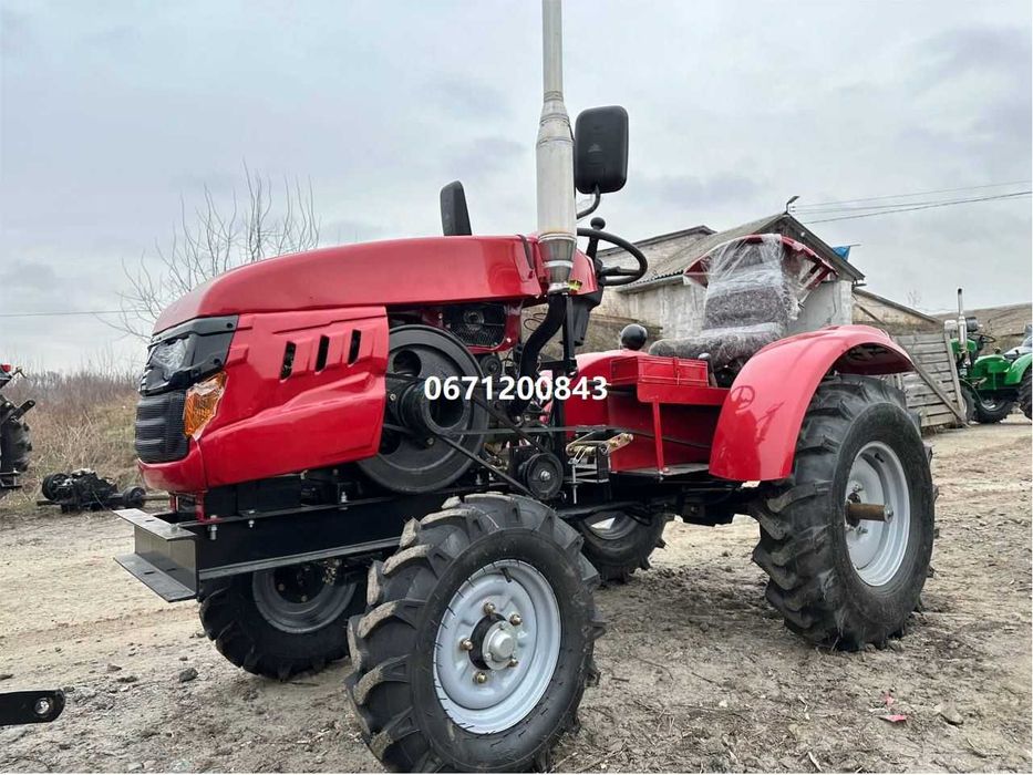 Мототрактор KENTAVR 200В Фреза+Плуг Кентавр посилена рама доставка