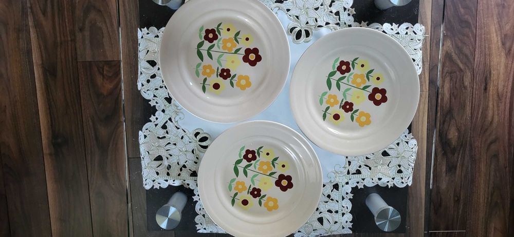 Zestaw talerzy porcelana Tułowice PRL
