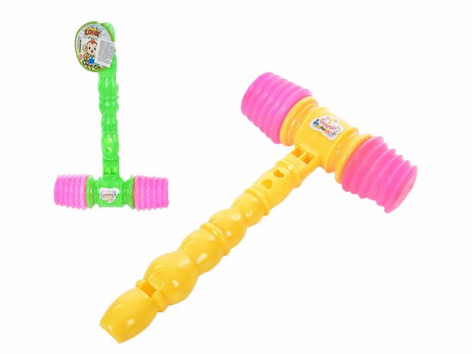 Дитячий молоточок свисток,23см,молоток 587,молоточек 587,стукавка,детский молоточек детский молоток стучалка стучалочка игрушечные молотки