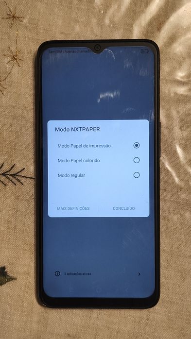 TCL 40 Nxtpaper 5G, como novo
