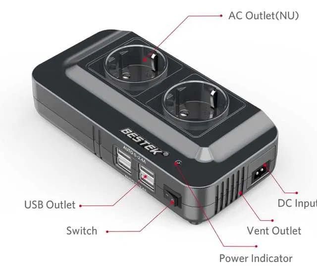 Conversor isqueiro de carro de 12V para 220V **novo**