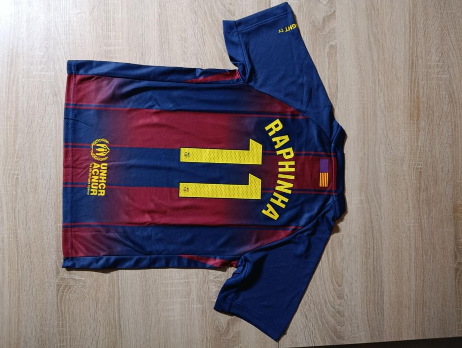 Komplet piłkarski dziecięcy Barcelona Raphinha