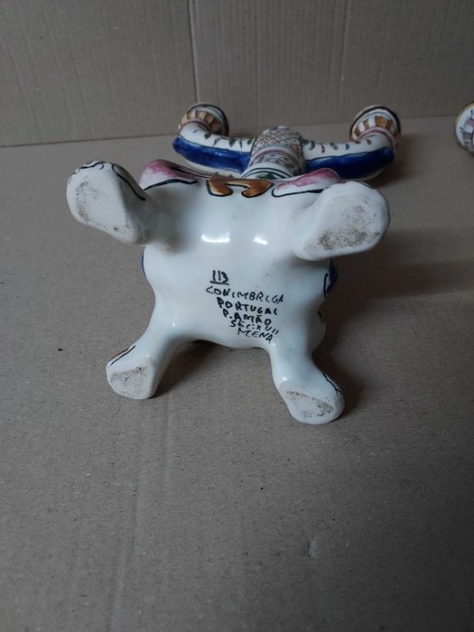 Castiçal Pintado à Mão – Suporte para 2 Velas