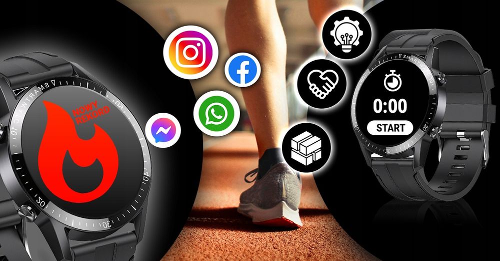 Zegarek Smartwatch Męski TechPro E743