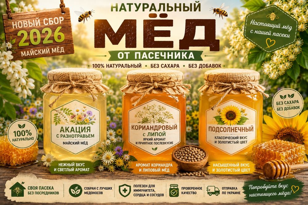Продам мёд натуральный