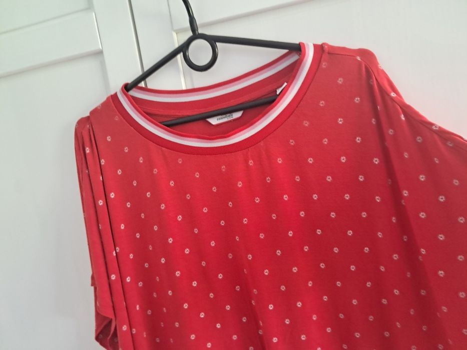 Bluzka koszulka Tchibo r. 48/50 Wiskoza/elastan Oversize