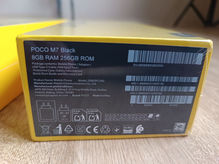 Poco m7 6/128   blue nfc 6.9" 144Hz fhd+ sd685 7000mAh