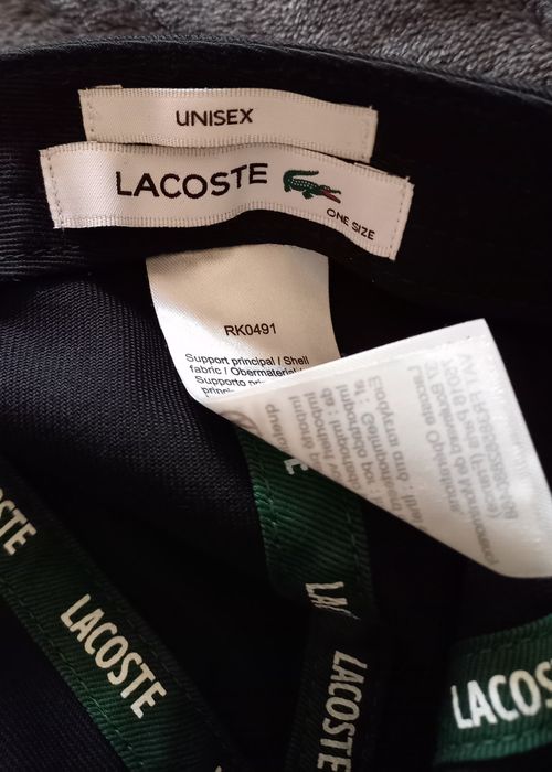 Boné unisexo Lacoste original