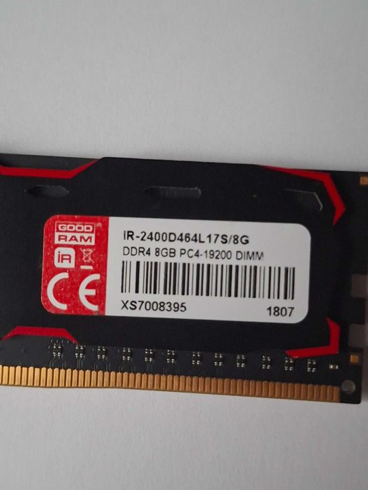 Goodram IRDM X Black DDR4 8GB 2400MHz CL17 | MemTest OK