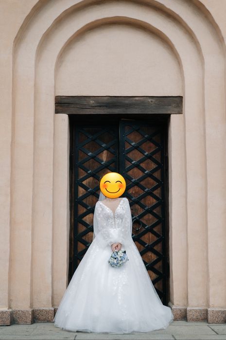 Шикарное свадебное платье