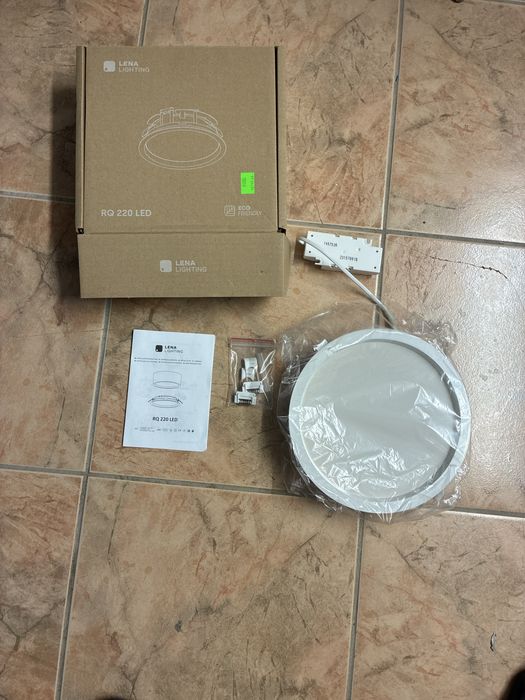 Nowy Plafon Panel LED Lena Lighting RQ 220 LED – Okrągły, Biały 2 szt
