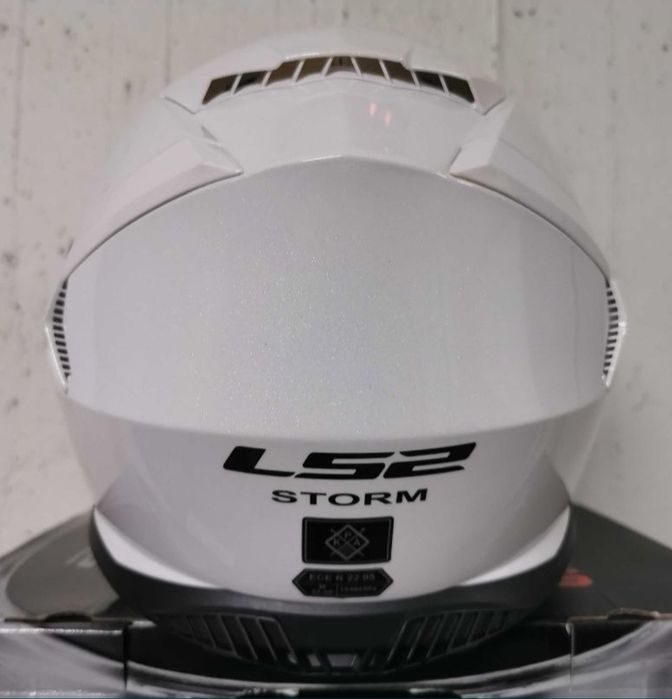 Capacete LS2 FF 800 Storm Branco Brilhante ( M )( NOVO )