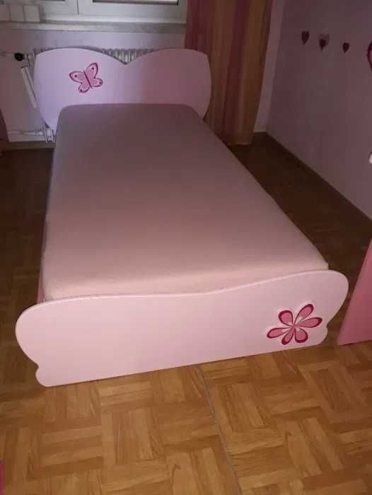 Łóżko + stelaż + materac 90x200